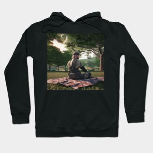 Solid Snake At A Park Hoodie